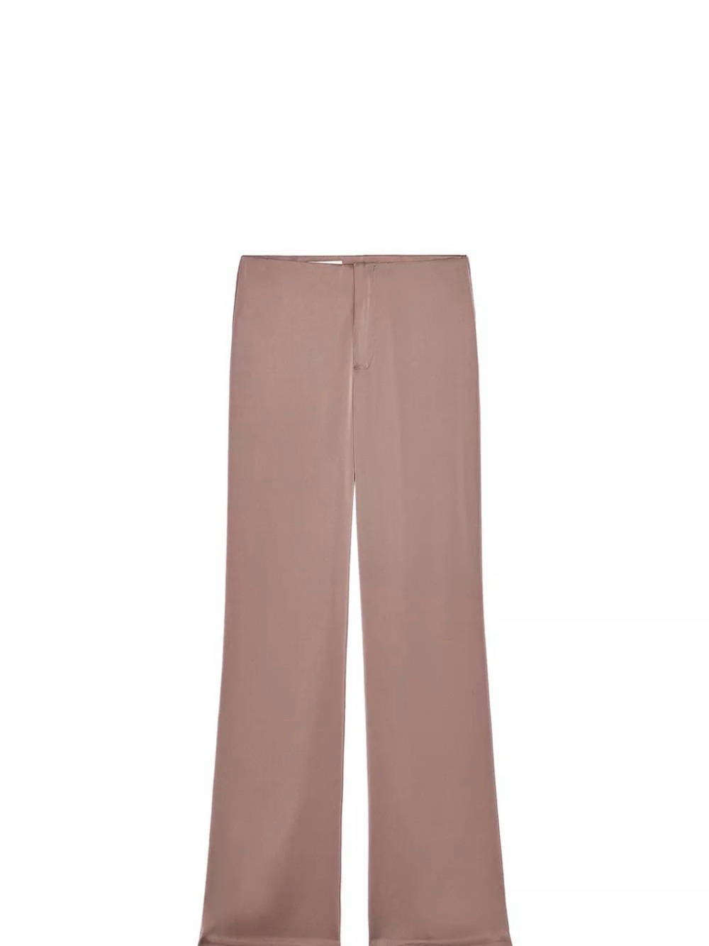 Satin Effect Halter Scarf Top & Pant SET - Light Pink - Picture 3 of 3